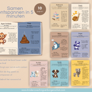 Rustige Avondmomenten met Je Kind – 10 Pagina’s om te Connecten, Ontspannen en Beter te Slapen