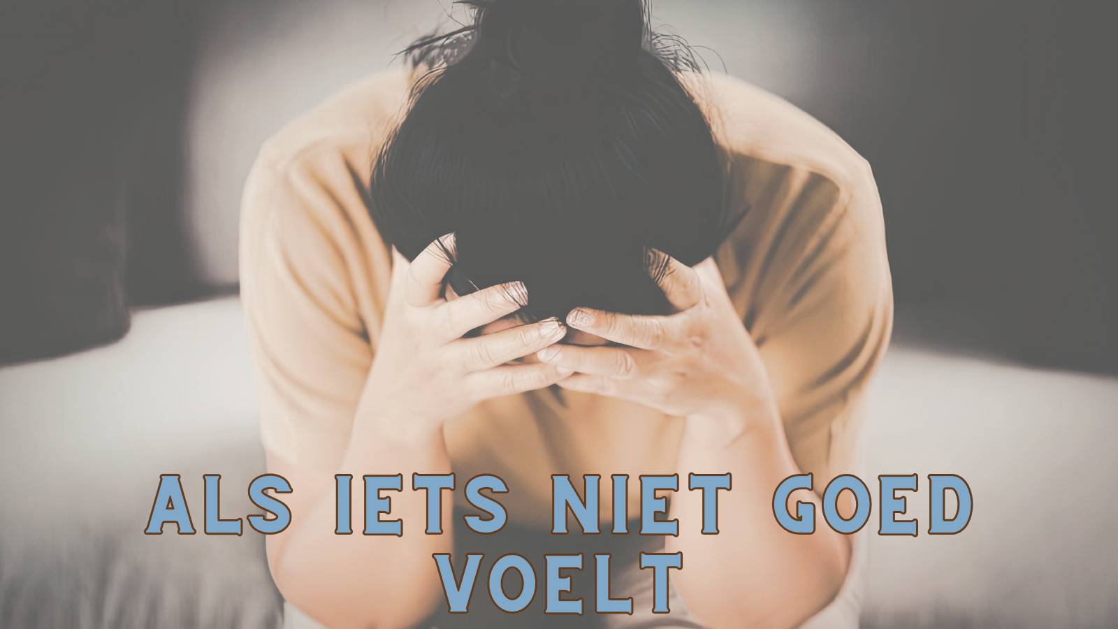 als iets niet goed voelt